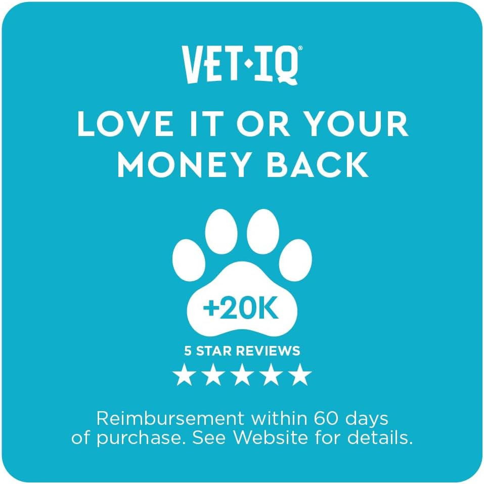 VetIQ Glucosamine Hip & Joint Supplement for Dogs, 180 Soft Chews, Joint Support Supplement with MSM and Krill, Dog Health Supplies Large & Small Breed, Chicken Flavored Chewables