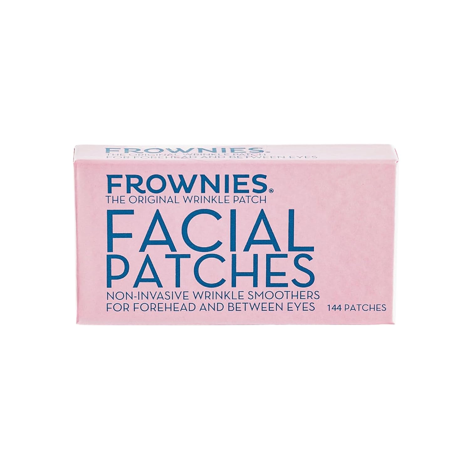 Frownies Forehead and Between the Eyes Wrinkle Patches - Hypoallergenic Facial Patches to Smooth & Soften Forehead Wrinkles & Eleven Lines - For Overnight Use, 144 Patches
