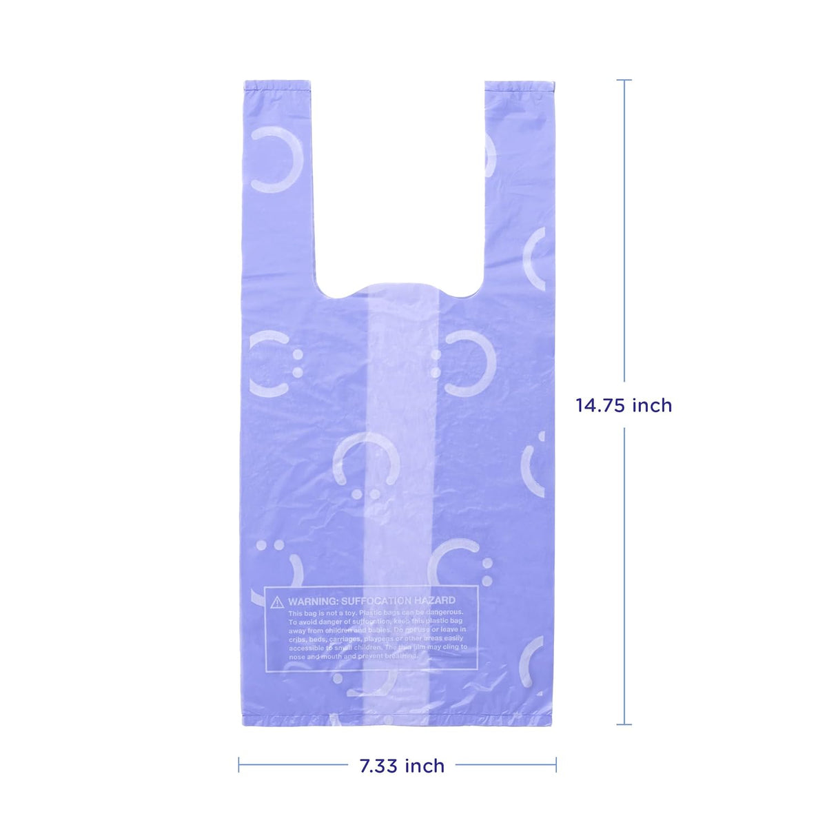 Ubbi Disposable Diaper Sacks, Lavender Scented, Easy-To-Tie Tabs, Diaper Disposal or Pet Waste Bags, 200 Count