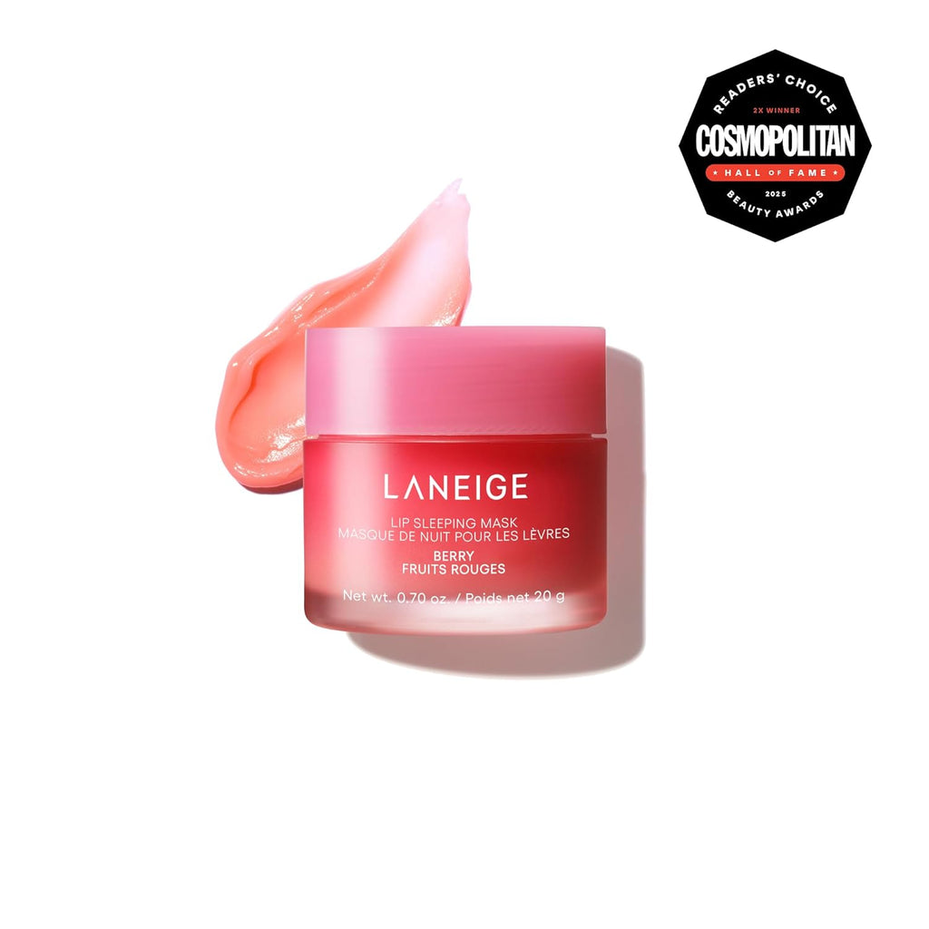 LANEIGE Lip Sleeping Mask: Nourish, Hydrate, Vitamin C, Murumuru & Shea Butter, Antioxidants, Flaky, Dry Lips