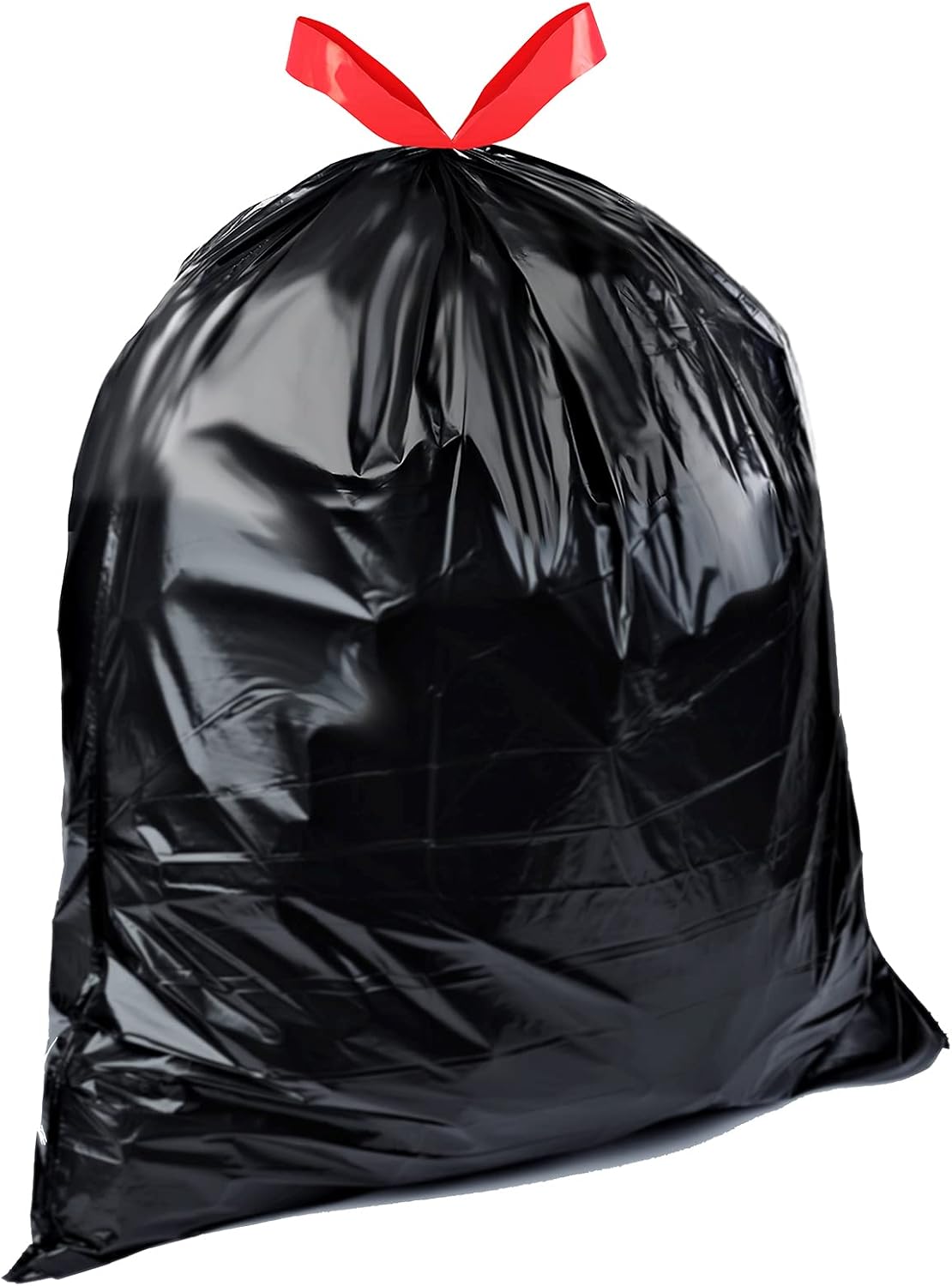 Amazon Basics Multipurpose Drawstring Trash Bags, 30 Gallon Capacity, Tear Resistant, 50 Count (Previously Solimo)