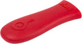 Lodge Silicone Hot Handle Holder - Dishwasher Safe Hot Handle Holder Designed for Lodge Cast Iron Skillets 9 Inches+ w/Keyhole Handle - Reusable Heat Protection Up to 500° - Red
