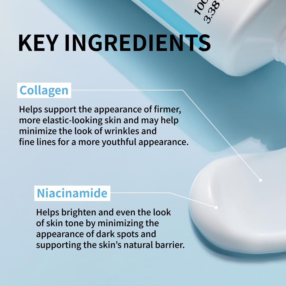 NIDA Youthful Formula™ Ultimate Moisturizing Cream | Centella Asiatica, Niacinamide, Hyaluronic Acid, Collagen | Wrinkles, Fine Lines, Dark Spots, Dry Skin, Redness | 3.38 fl. oz., 100ml (New Formula)