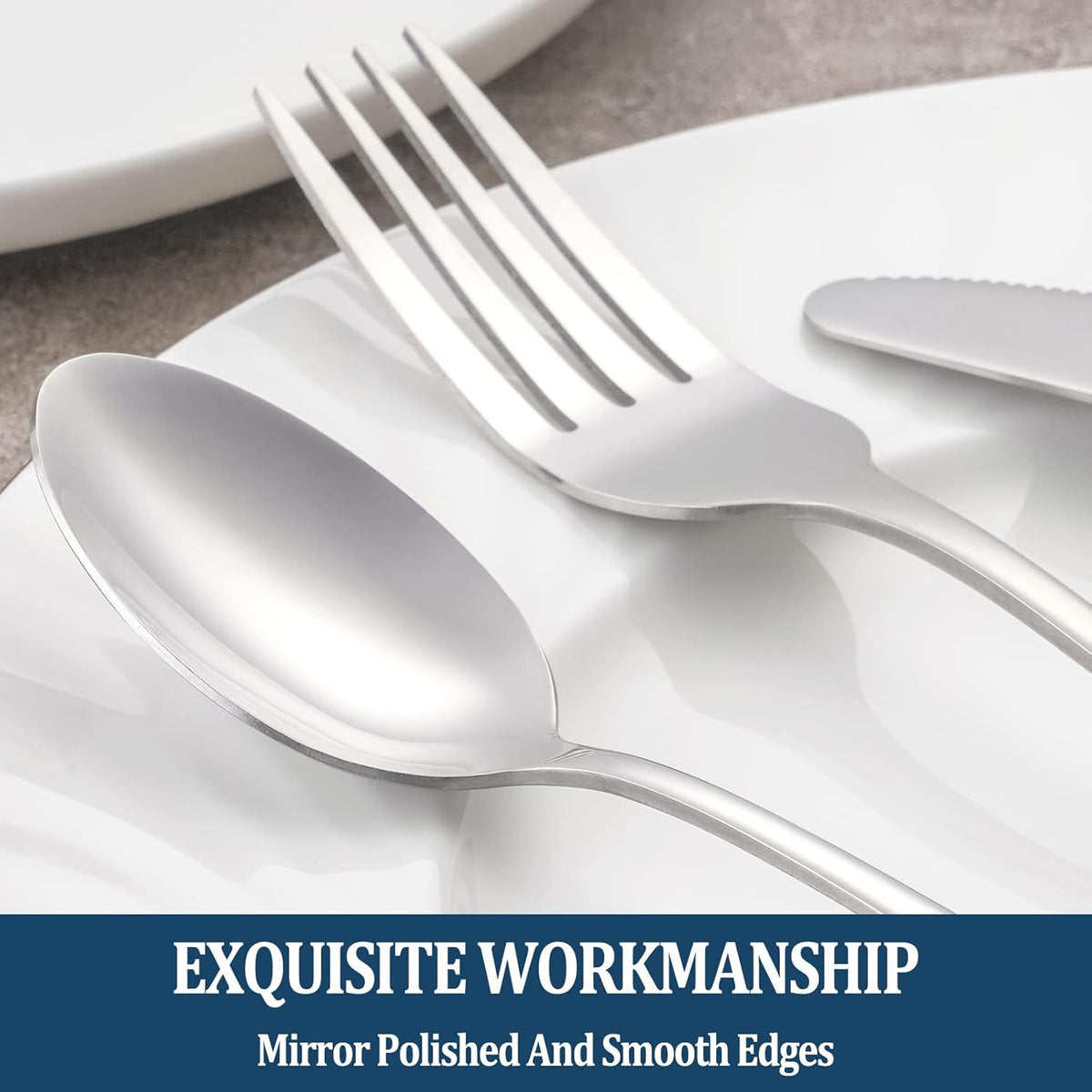 Dinner Forks,Set of 16 Top Food Grade Stainless Steel Silverware Forks,Table Forks,Flatware Forks,8 Inches,Mirror Finish & Dishwasher Safe,Use for Home,Kitchen or Restaurant