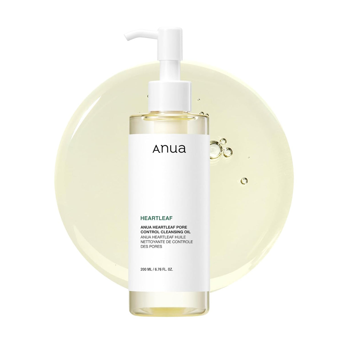 Anua Heartleaf Pore Control Cleansing Oil, Pore Cleanser, Sebum Care, Gentle Melting Oil Cleanser for Face, Safe For All Skin Type, Daily Hydrating Makeup...