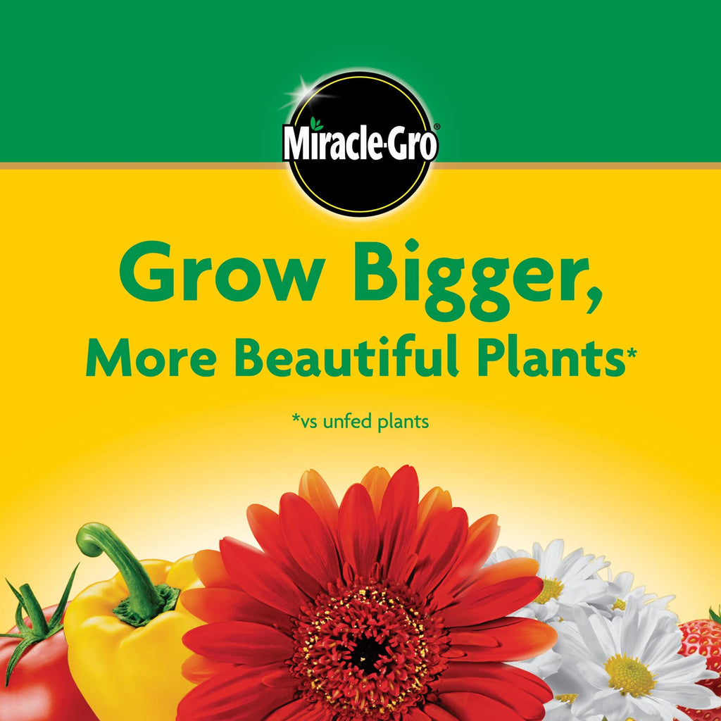 Miracle-Gro Water Soluble All Purpose Plant Food - Fertilizer For All Indoor or Outdoor Plants including Roses, Flowers, Vegetables, Houseplants, Trees, and Shrubs, 3 lbs.