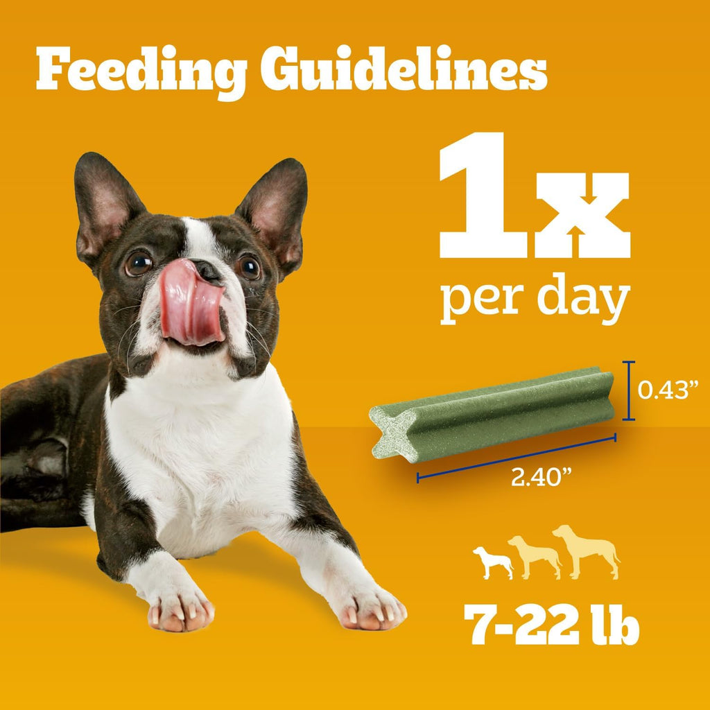 Pedigree Dentastix Dental Chews for Dogs, Small and Toy Breed Dog Treats, Fresh Flavor, 1.54 lb. Bag (102 Treats Total)