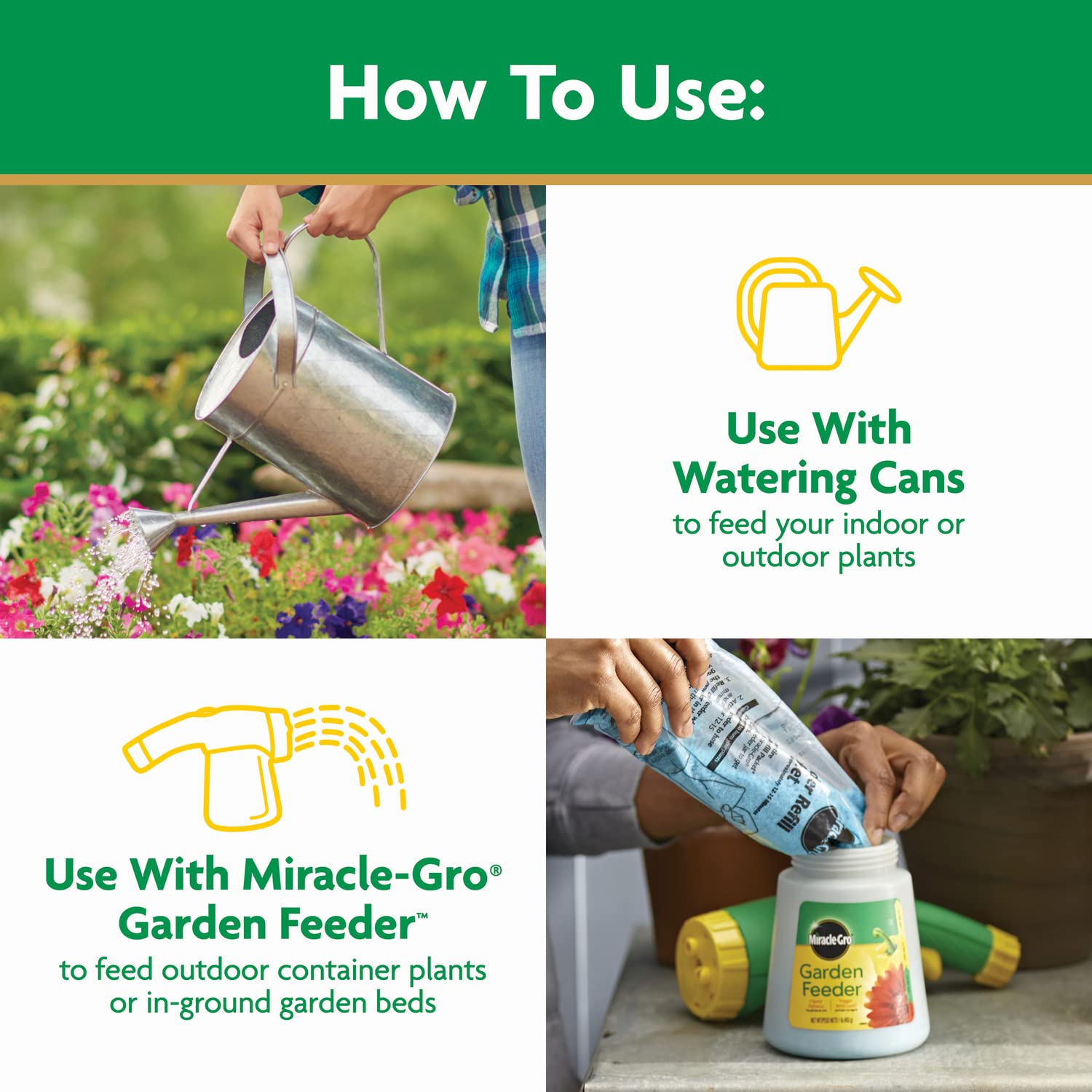 Miracle-Gro Water Soluble All Purpose Plant Food - Fertilizer For All Indoor or Outdoor Plants including Roses, Flowers, Vegetables, Houseplants, Trees, and Shrubs, 3 lbs.