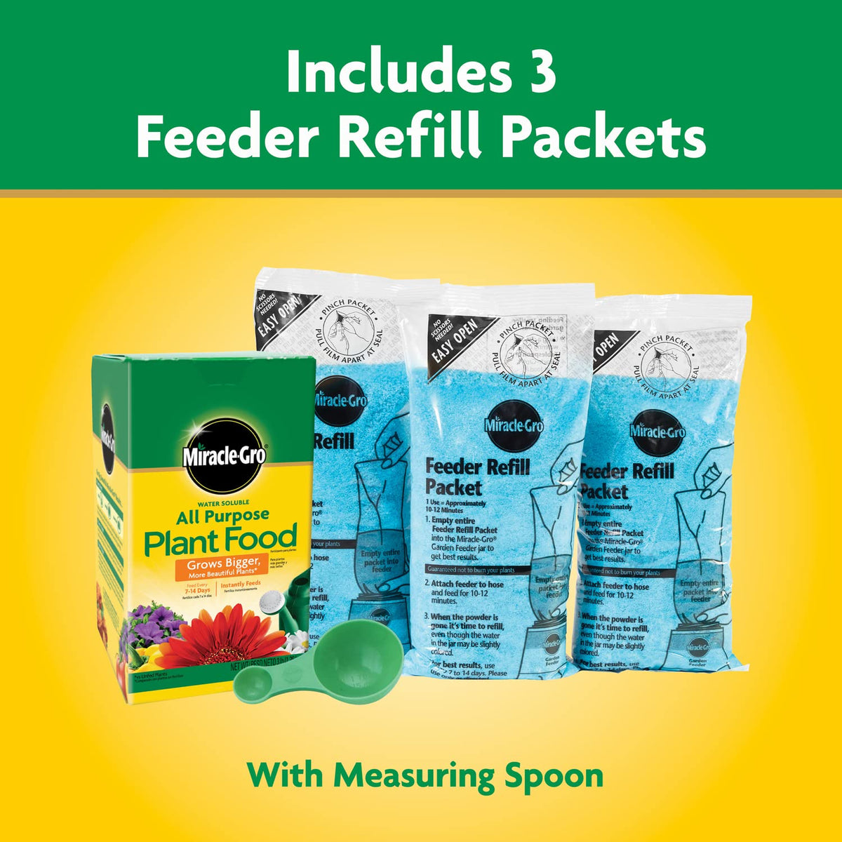 Miracle-Gro Water Soluble All Purpose Plant Food - Fertilizer For All Indoor or Outdoor Plants including Roses, Flowers, Vegetables, Houseplants, Trees, and Shrubs, 3 lbs.