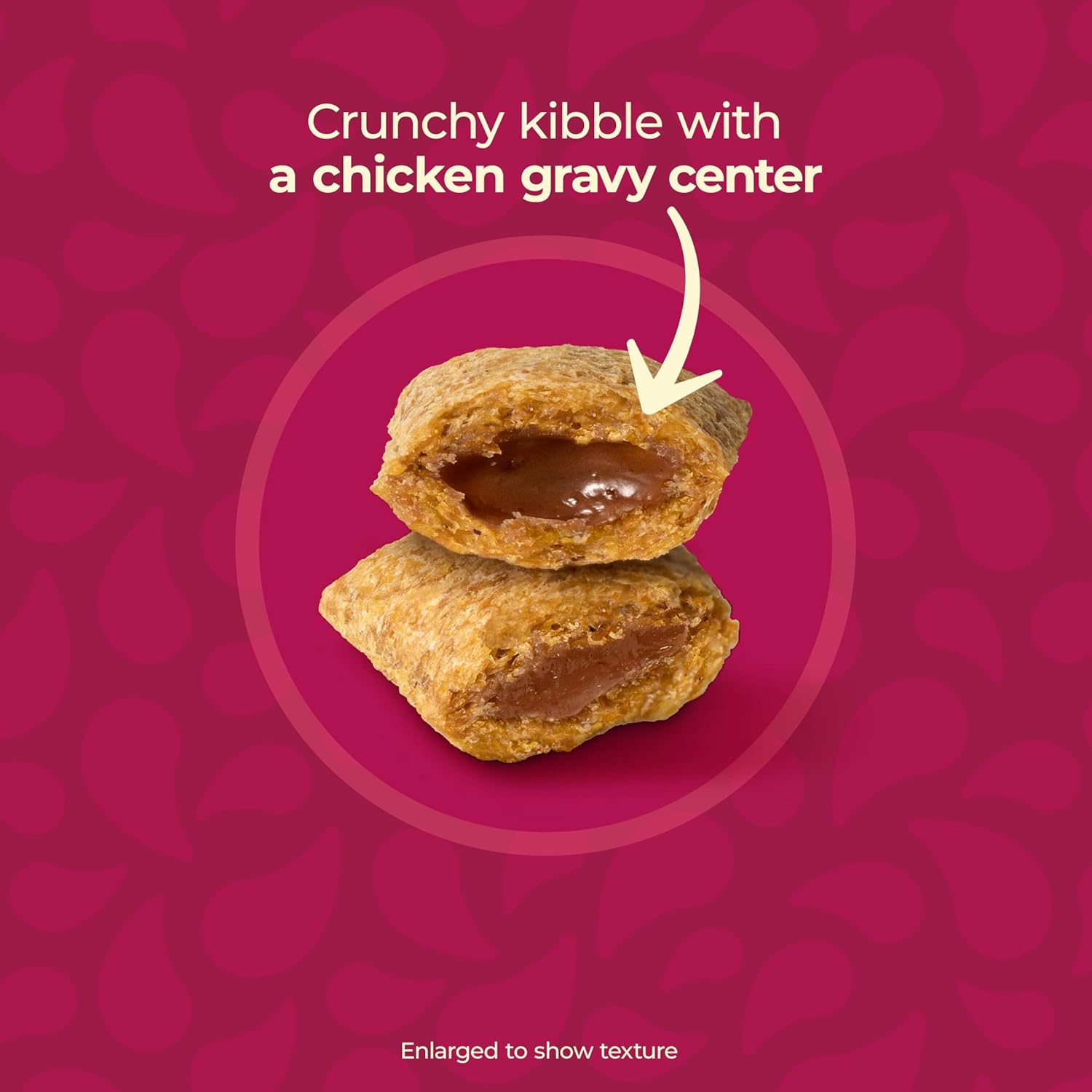 Meow Mix Gravy Bursts, Savory Chicken Flavor Mix, Gravy Filled Dry Cat Food, 3 lb. Bag