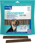 Virbac C.E.T.® VEGGIEDENT® FR3SH® Tartar Control Chews for Dogs with digestive health support, VOHC Approved, Medium 22-66lbs