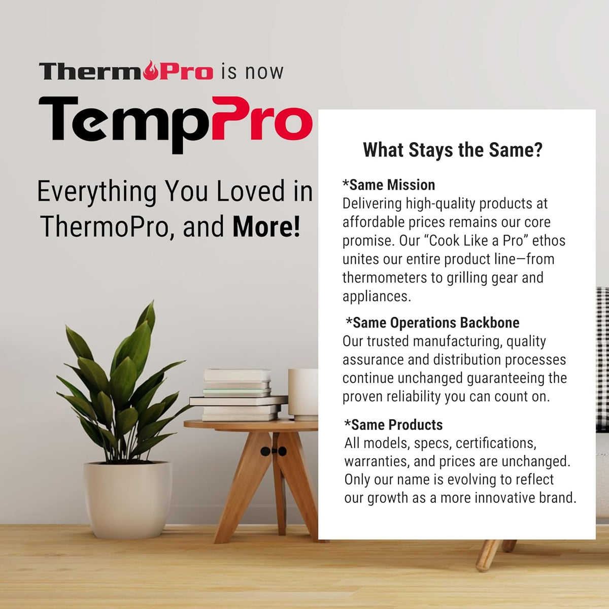 TempPro TP50 Digital Hygrometer Indoor Thermometer Room Thermometer and Humidity Gauge with Temperature Humidity Monitor(Previously ThermoPro)