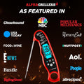 Alpha Grillers Meat Thermometer Digital – Instant Read Food Thermometer for Cooking & Grilling – Professional Kitchen Gifts for Men, Dad & Mom