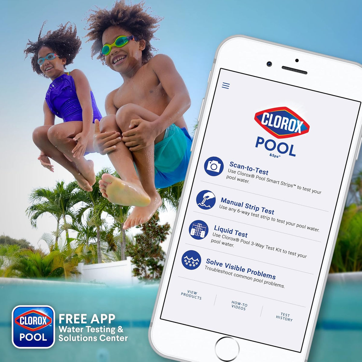 Clorox® Pool&Spa™ Shock XTRABLUE® Plus, Kills Bacteria & Algae in Swimming Pools, Swim-Ready in 15 Minutes, (12-Pack), Granular