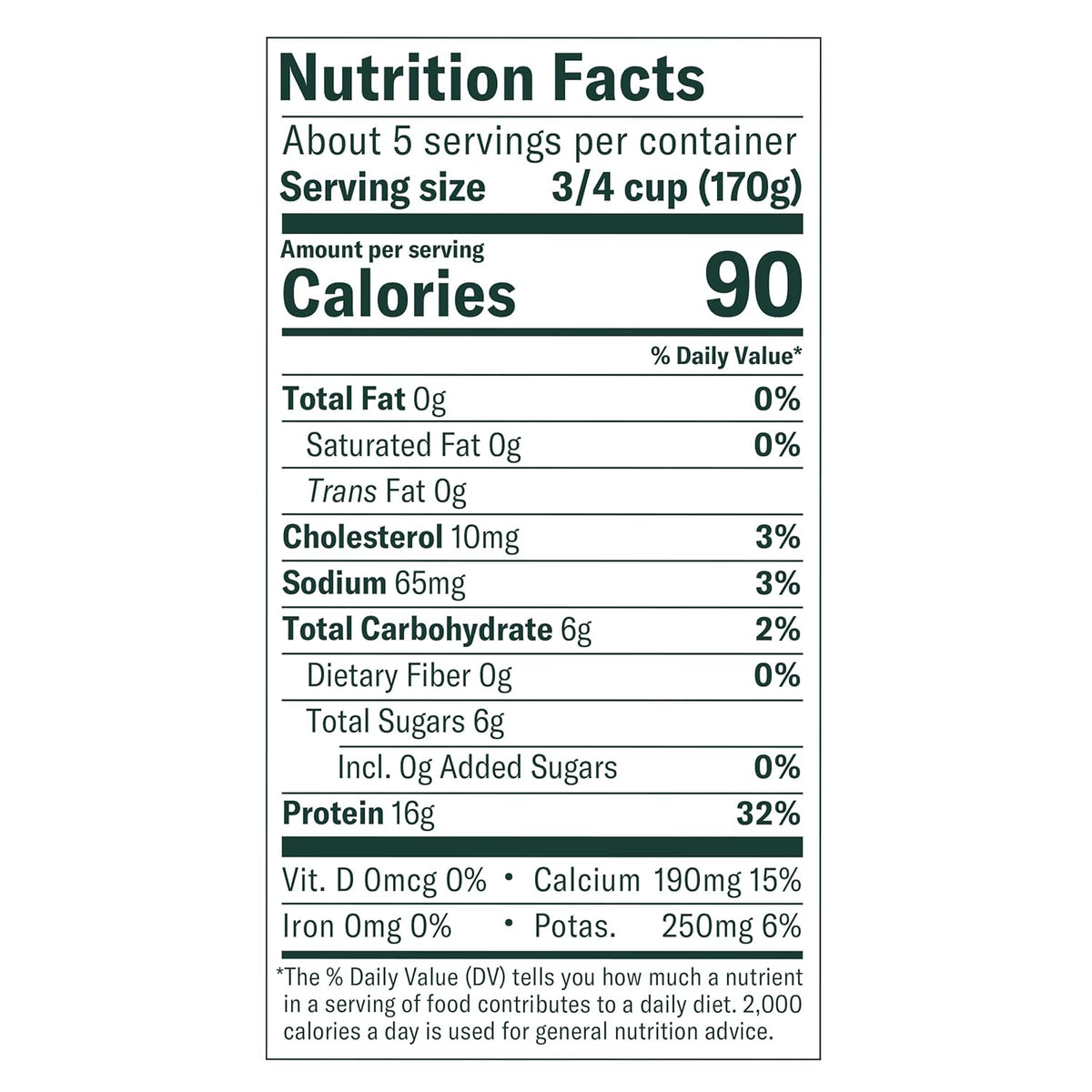 Chobani® Non-Fat Plain Greek Yogurt 32oz