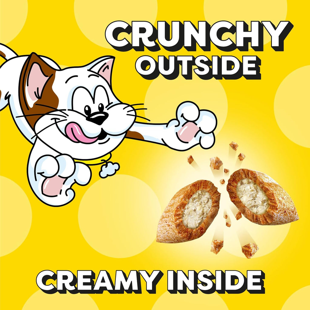 Temptations Cat Treats MixUps Surfer's Delight, Tuna, Shrimp, Salmon Flavor, Crunchy and Soft Cat Treats, 16 oz. Tub