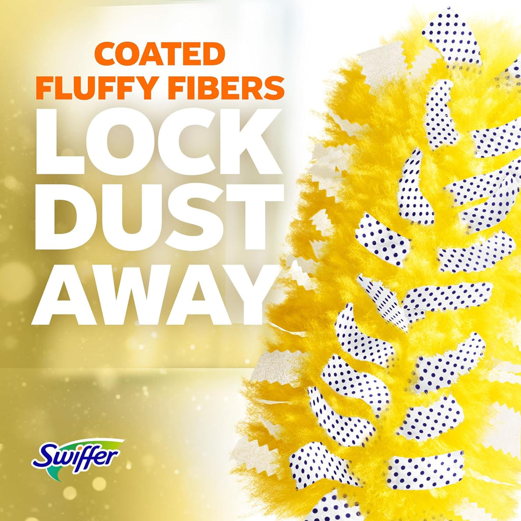 Swiffer Dusters Heavy Duty Multi-Surface Duster Refills for Cleaning, Unscented, 11 Count