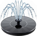 Mademax Solar Bird Bath Fountains, Upgrade 1.4W Solar Fountain Pump with 6 Nozzles, Free Standing Floating Solar Powered Water Fountain Pump for Bird Bath, Garden, Pond, Pool, Outdoor