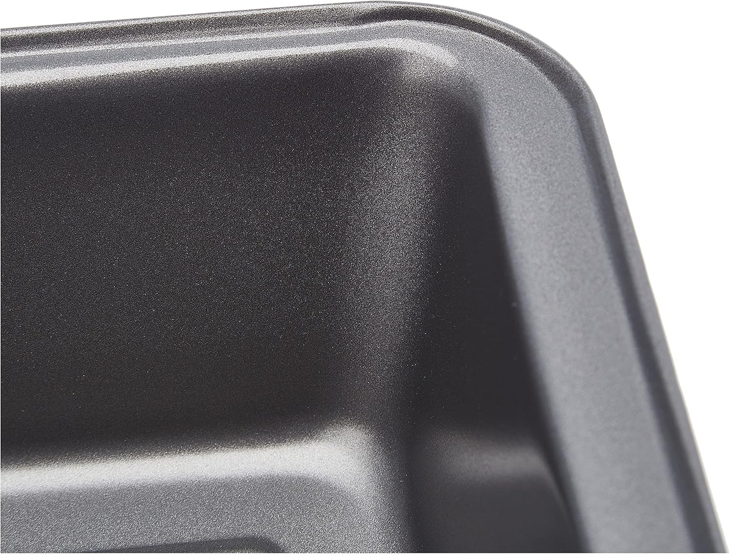 Amazon Basics Rectangular Nonstick Bread Loaf Pan for Baking Meatloaf with Even Heat Distribution, 9.5 x 5 Inch, Gray, Set of 2